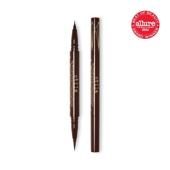 STILA- “Dark Brown” Stay All Day Dual-Ended Waterproof Liquid Eyeliner- NIB - Picture 2 of 8